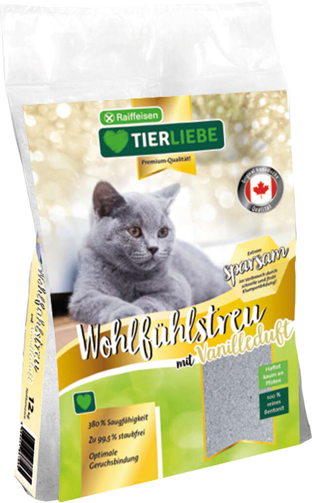 TIERLIEBE Katzenstreu Vanilleduft